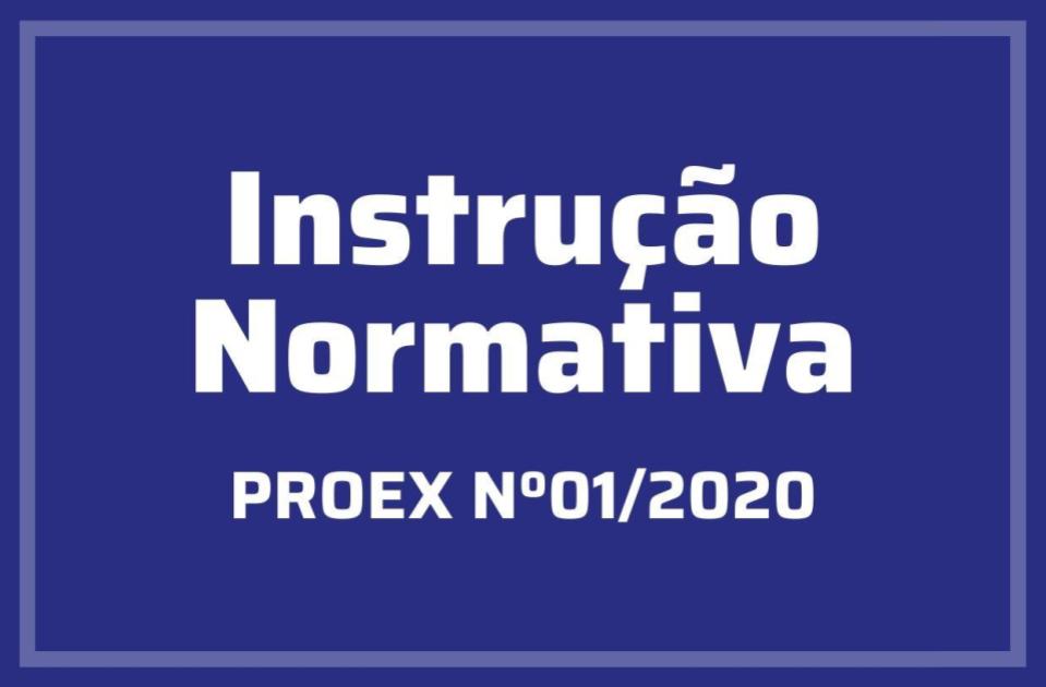 Instrução Normativa Nº01/2020 Instrução Normativa Nº01/2020
