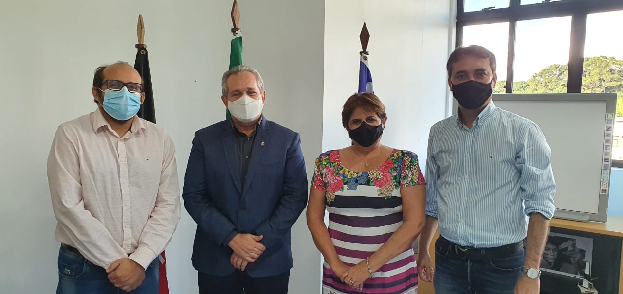 REITOR DA UFPB RECEBE DIRETORIA DO CONVENTION BUREAU DE JOÃO PESSOA Foto: Oriel Farias